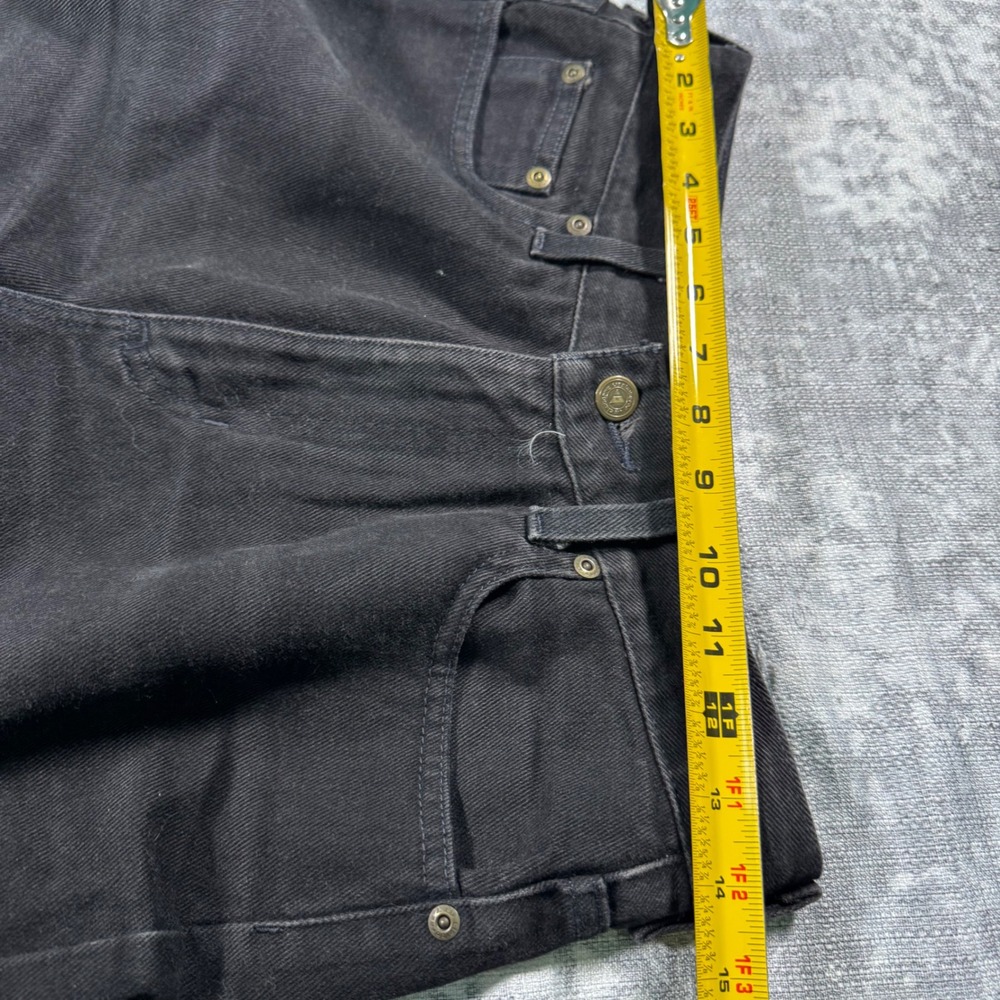 Vintage 80s Liz Claiborne Lizwear Jeans Women's 24 Black High Rise Straight Leg - Picture 4 of 14